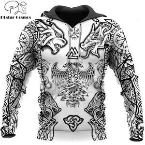 Beautiful Vikings Tattoo 3D Printed Hoodie Harajuk